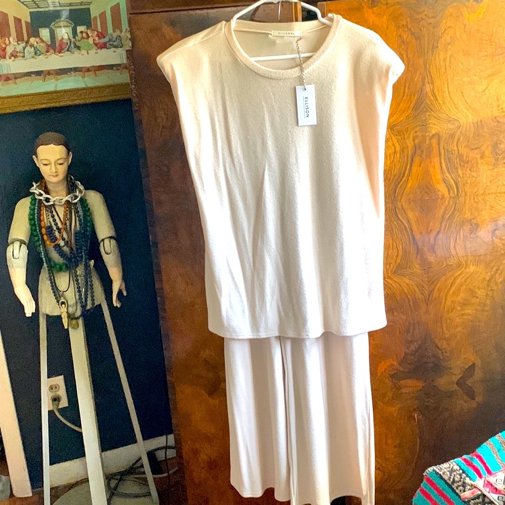 NWT Ellison Brand - top + pant set